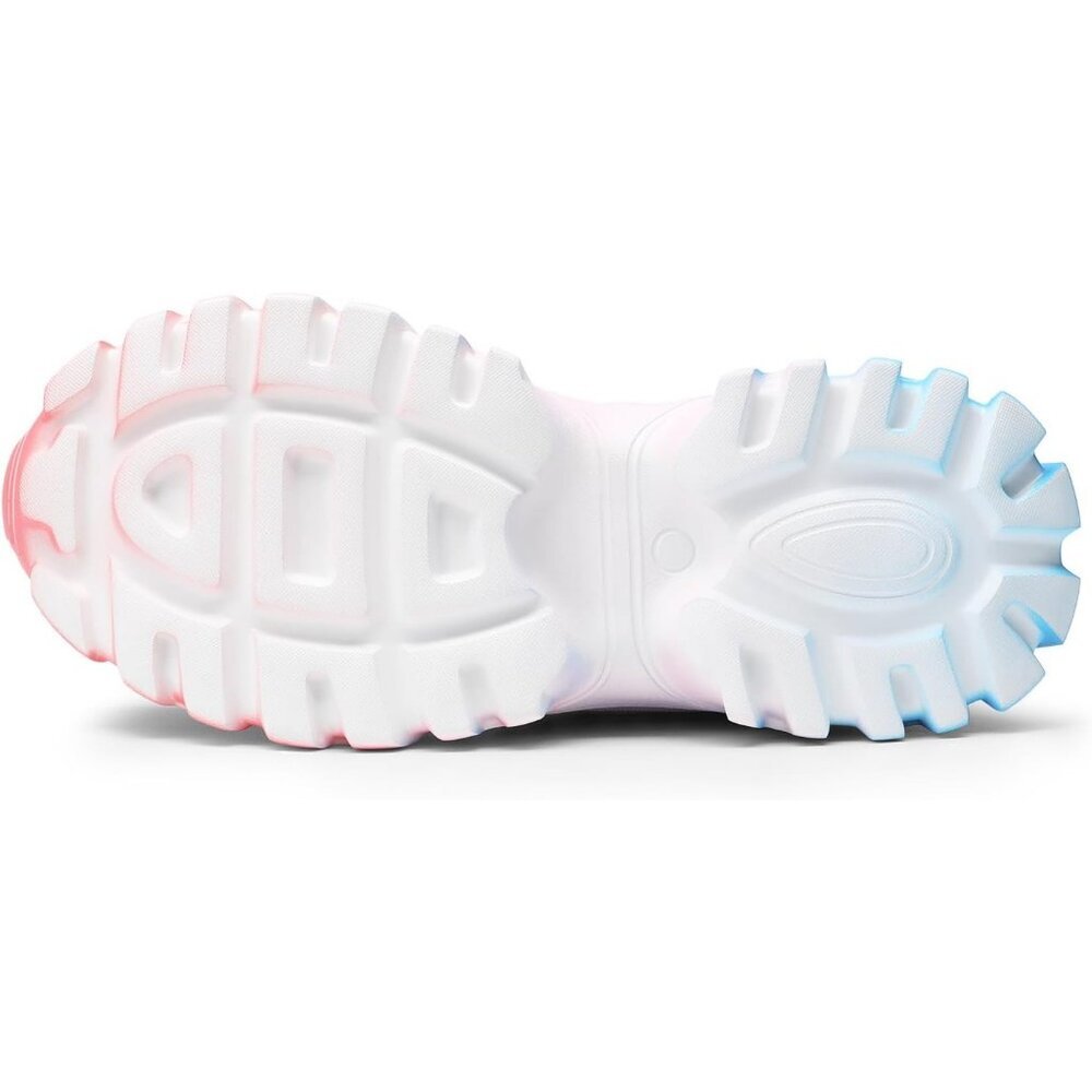 Women's Rainbow-bold Ethylene Vinyl Acetate Chunky Platform Fashion Sneakers - Picture 7 of 8
